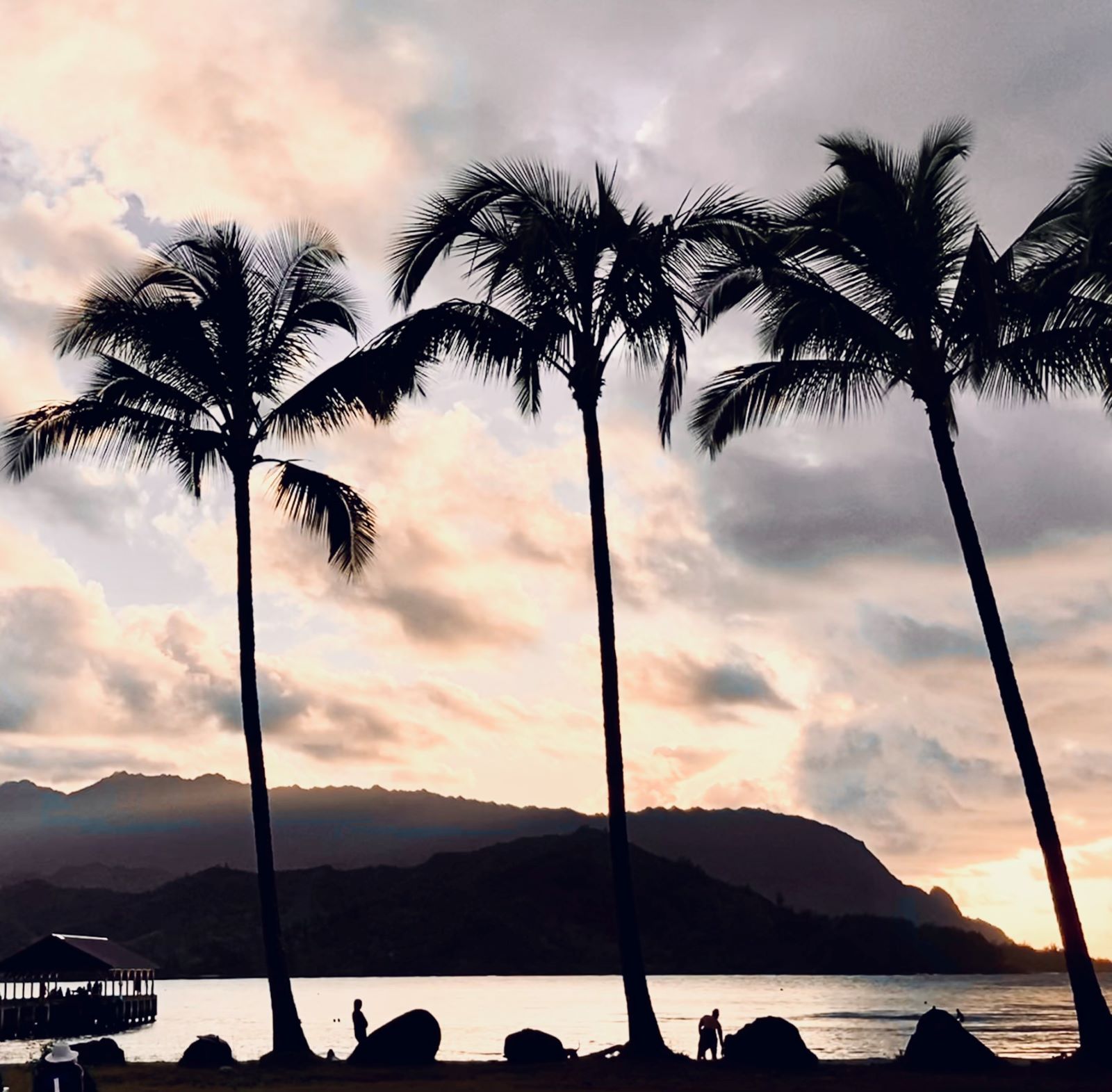 Sunset in Hanalei, Kaua’i